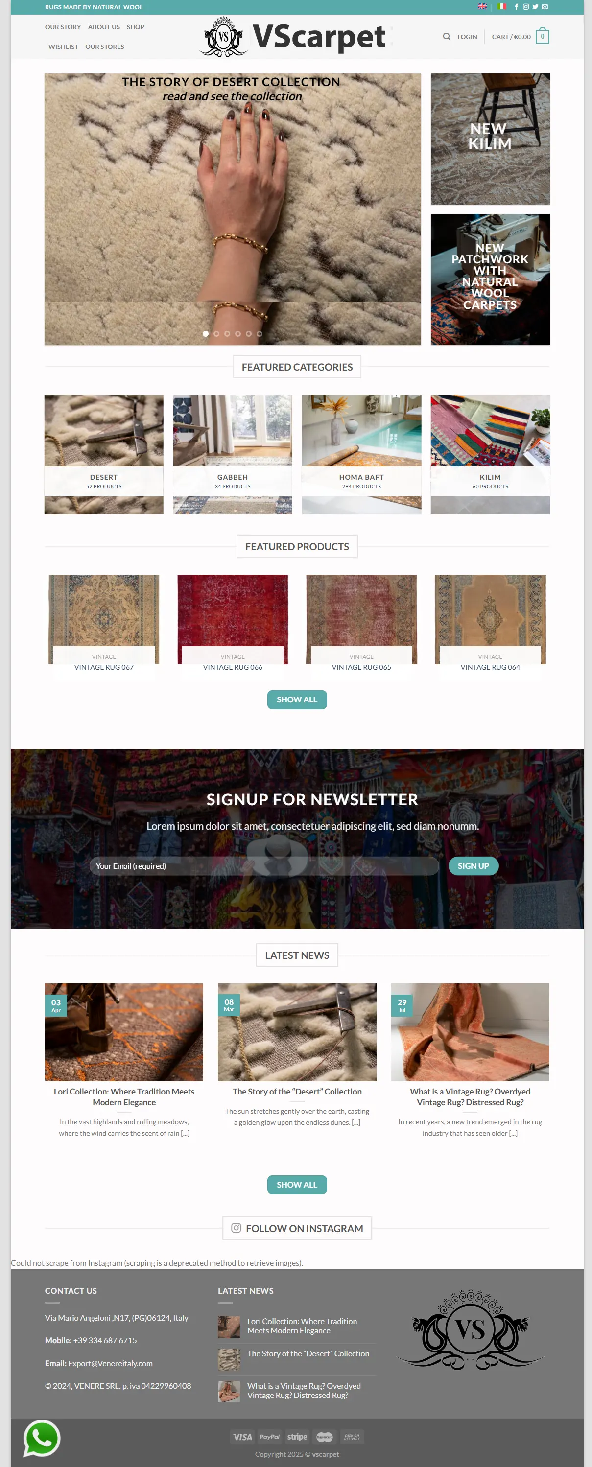 سایت جهانی فروش فرش در اروپا vscarpet.com